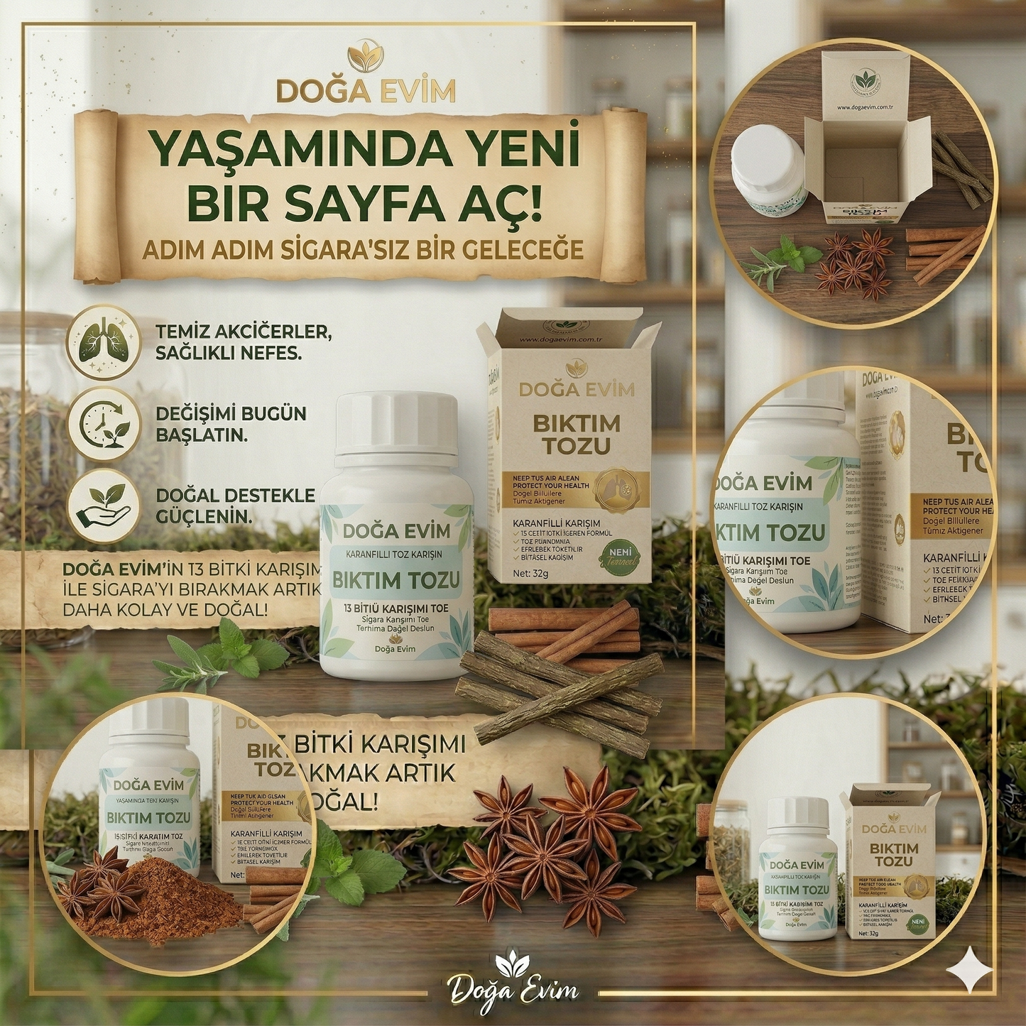 DoğaEvim Bitkisel Destek Karışımı