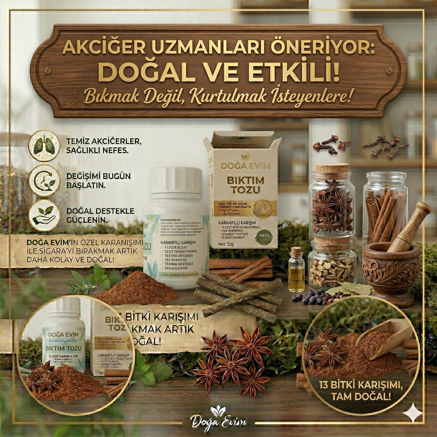 DoğaEvim Bitkisel Destek Karışımı